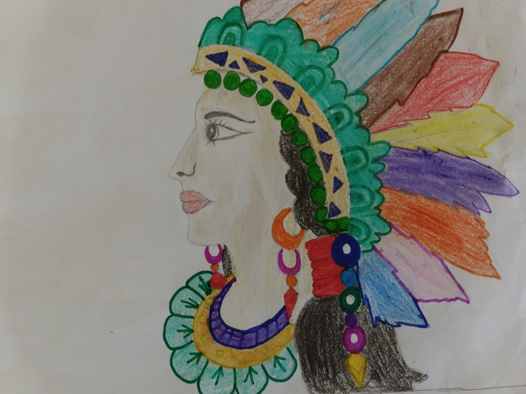 TRADITIONAL PAINTING MADE BY STUDENTS ON JANJATIYA GAURAV VARSH 2025 TRADITIONAL PAINTING MADE BY STUDENTS ON JANJATIYA GAURAV VARSH 2025