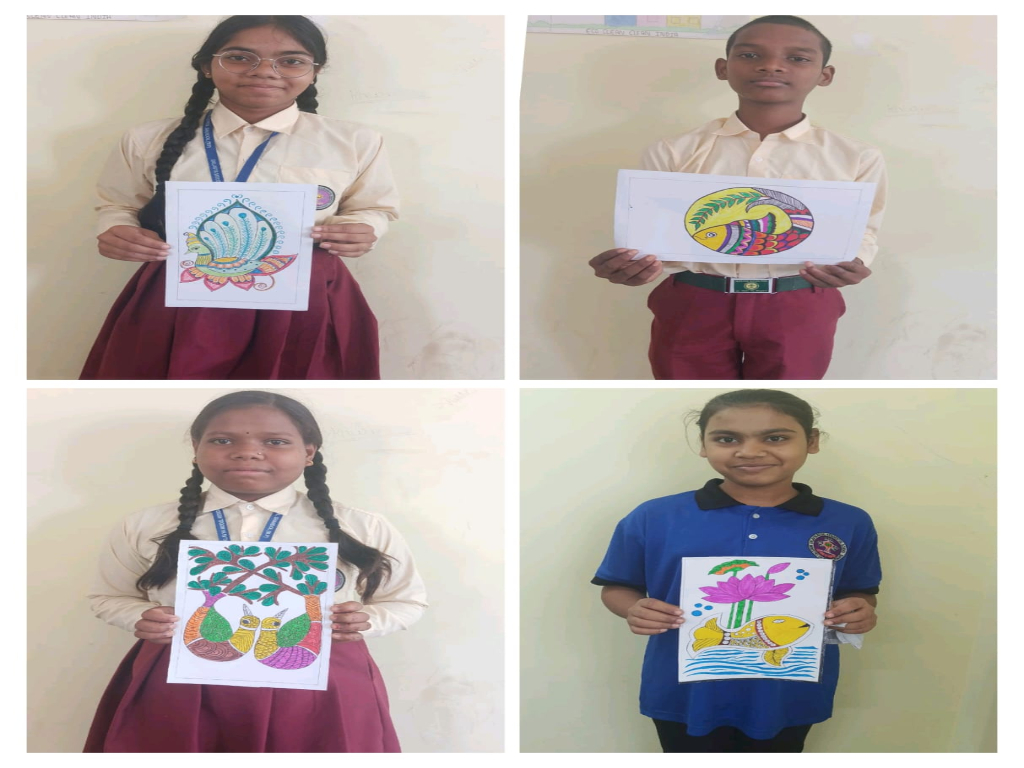 PAINTING COMPETITION CONDUCTED AT EMRS SHAHDOL PAINTING COMPETITION CONDUCTED AT EMRS SHAHDOL