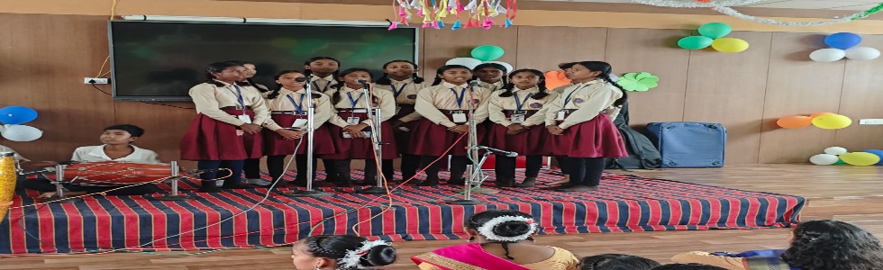 SONG PERFORMED BY GIRLSIN THE UDBHAV PROGRAMME 2025 SONG PERFORMED BY GIRLSIN THE UDBHAV PROGRAMME 2025