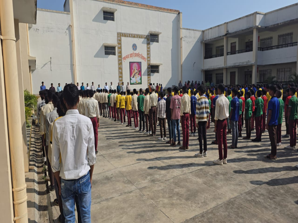 VANDE MATRAM SONG BY STAFF AND ALL THE STUDENTYS UNDER JANJATIYA GAURAV PARV 2025