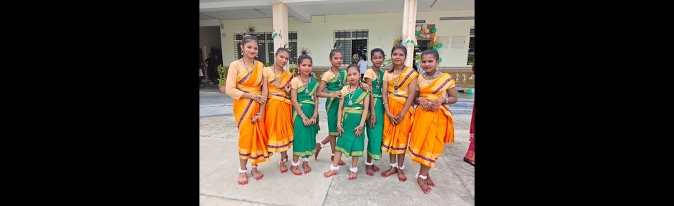 CULTURAL PROGRAMMES PERFORMED BY STUDENTS ON 15 AUGUST 2025 INDEPENDENCE DAY CELEBRATION AT OUR SCHOOL