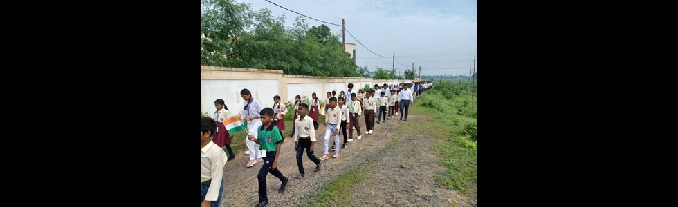 STUDENTS MORNING RALLY (PRABHAT PHERI) ON 15 AUG 2025 STUDENTS MORNING RALLY (PRABHAT PHERI) ON 15 AUG 2025